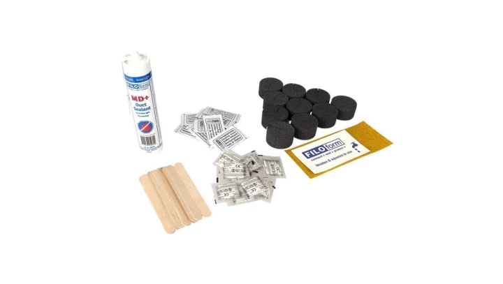 Filoseal+50 - zestaw do uszczelnienia dziesięciu ogniochronnych przepustów śr. max. 50mm 80203