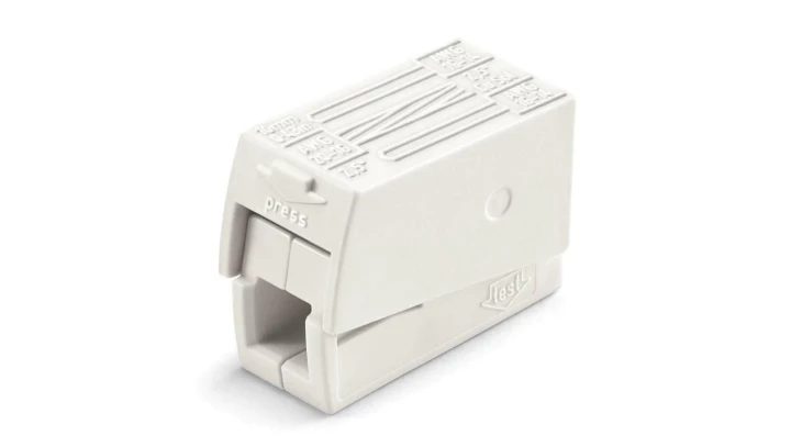 Szybkozłączka oświetleniowa 2x 1-2,5mm2 biała 224-112 /100szt./