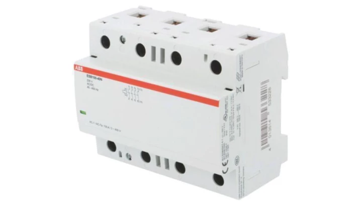 ESB100-40N-06 Stycznik 4-biegunowy instalacyjny, 100A, 230VAC,230VDC, NO x4