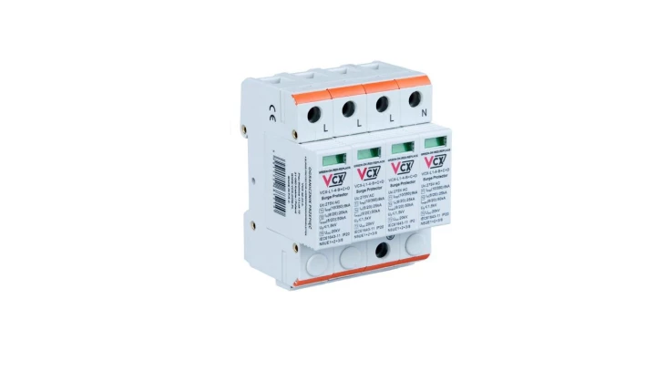 Ogranicznik przepięć klasy T1+T2+T3 B+C+D 4P 8kA 1,2kV Professional VCX