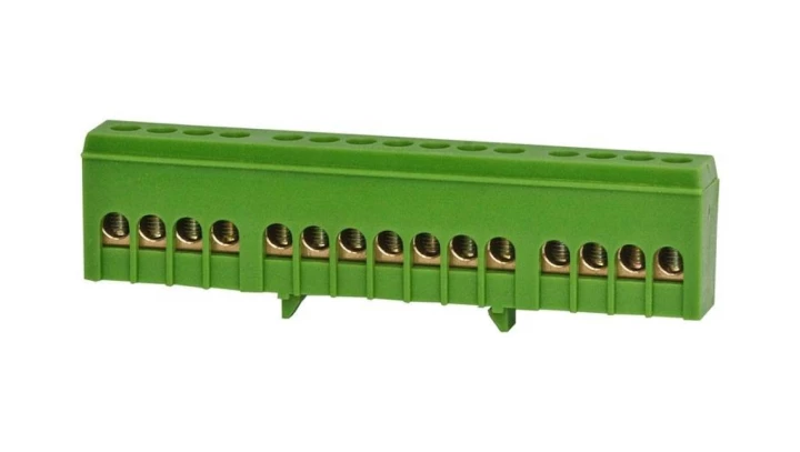 Listwa ochronna 15-modułowa 15x16mm2 zielona IP20