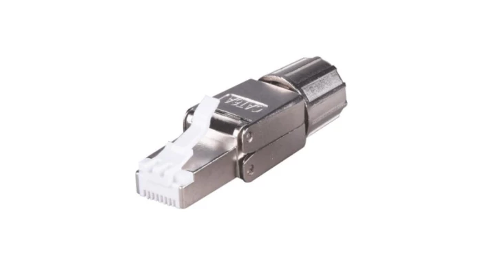 Wtyk RJ45 STP kat.6A PoE+ beznarzędziowy zakręcany WireArte WT119