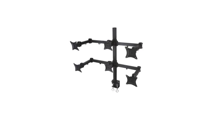 Biurkowy Uchwyt Obrotowy na Sześć Monitorów 13-20 Cali 60kg