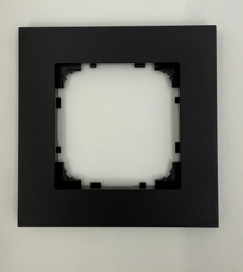 Simon 55 Ramka 1-krotna LINE Czarny mat TR1/149