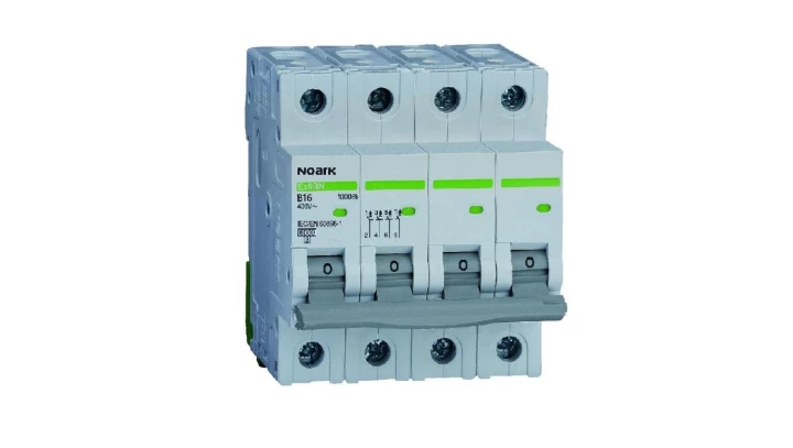 Ex9BN 4P B16 Wyłącznik nadprądowy 6 kA, charakterystyka B, 16 A, 4-biegunowy NE100083