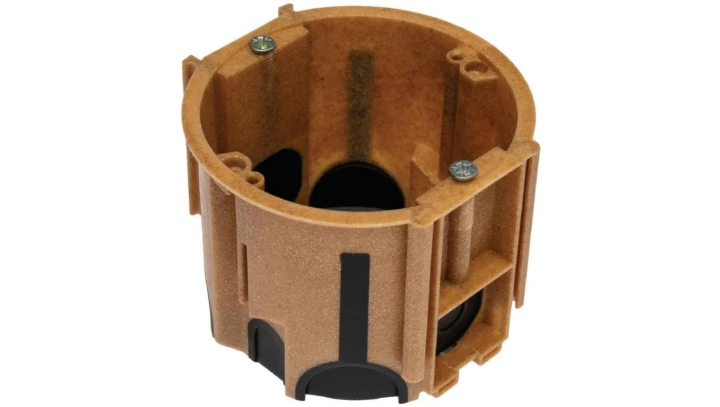 Puszka podtynkowa ProDuo ECO, głęboka 60mm, fi68, łączeniowa, z wkrętami, wiatroszczelna, WPC, IP30 /A.0091WPC/