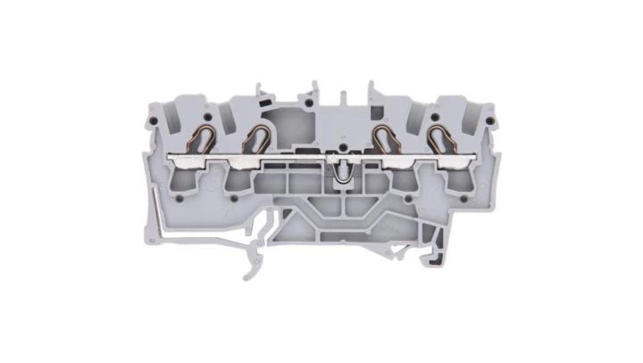 Złączka szynowa 4-przewodowa 2,5mm2 szara 2002-1401 TOPJOBS