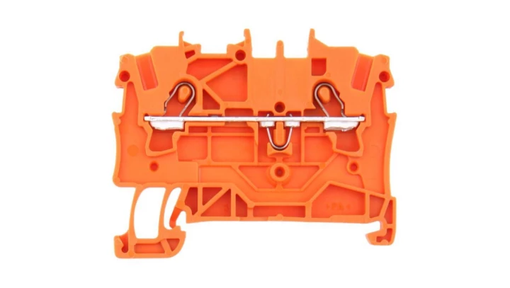 Złączka szynowa 2-przewodowa 1,5mm2 pomarańczowa 2001-1202 TOPJOBS