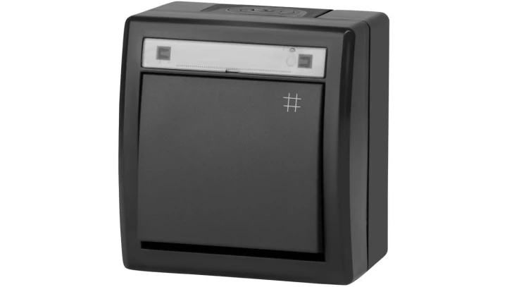 AQUANT 2K łącznik natynkowy krzyżowy IP55 antracytowy 5006-17