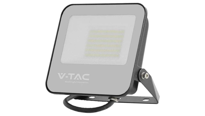 Projektor LED 50W 9250lm 6500K 185LM/W IP65 Czarny 5 Lat Gwarancji 9893-5