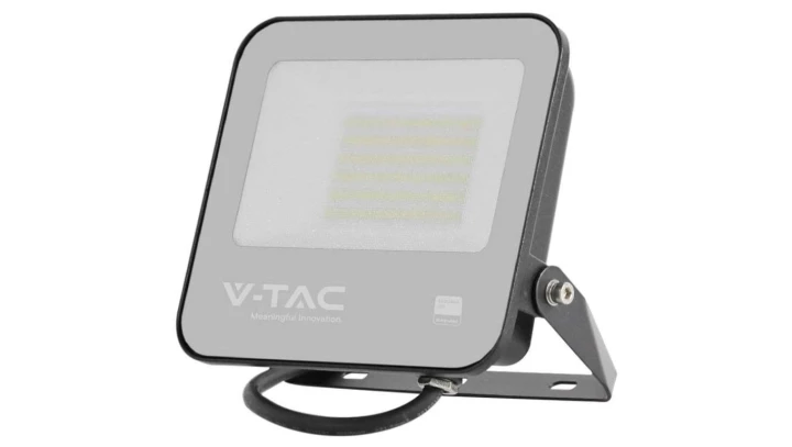 Projektor LED 50W 5740lm 6500K Dioda SAMSUNG 115LM/W IP65 Czarny 5 Lat Gwarancji 23217