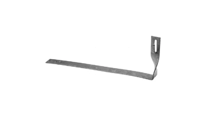 Uchwyt dachówkowy skręcony (zacisk przez zgięcie) 400mm ocynk ogniowy R.8023