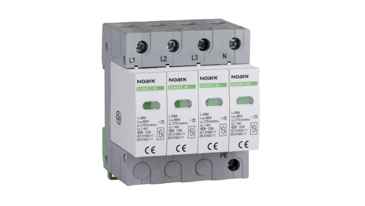 Ogranicznik przepięć 4P typ C 2 275V AC NOARK 103357 Ex9UE2