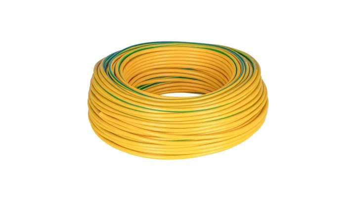Przewód instalacyjny H07V-K (LgY) 4 żółto-zielony /100m/