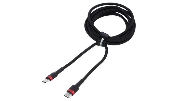 BASEUS Kabel USB 2.0 typ-C (wtyk / wtyk) Quick Charge 3.0 Power Delivery 2.0 (5A 100W) 2m