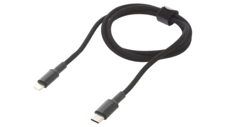 BASEUS Kabel USB 3.0 typ-C / Lightning (wtyk / wtyk) Quick Charge 3.0 Cafule czarny 1m