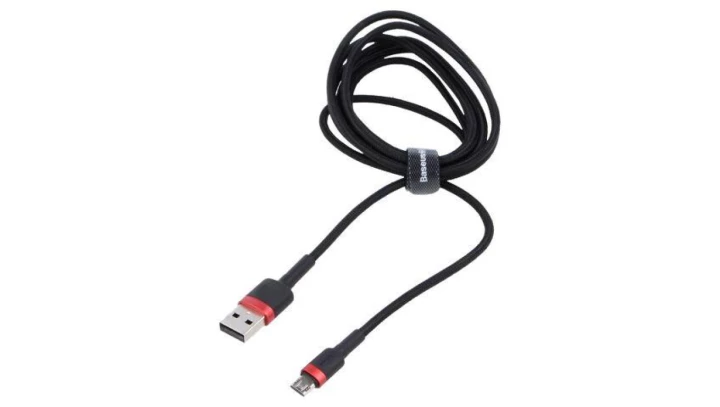 Kabel Baseus cafule CAMKLF-C91 (USB M - Micro USB M 2m kolor czarno-czerwony)
