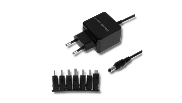 Qoltec Uniwersalny zasilacz sieciowy 15W 7 wtyczek