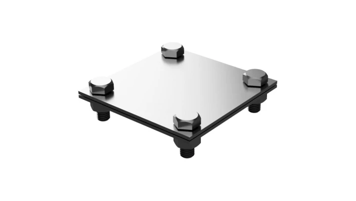 Złącze do bednarki B=50 mm (dwie płytki) KM14 /1szt./