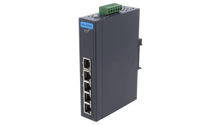 Gigabitowy przemysłowy switch ethernetowy - 5 portów 10/100/1000Mbps do niskich temperatur EKI-2725I-CE