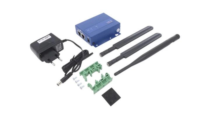Przemysłowy router komórkowy LTE, 2xSIM, 2xETH, Wi-Fi, ACC ICR-1601W