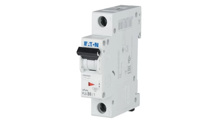 Wyłącznik nadprądowy 1P B 6A 6kA AC PL6-B6/1 286518