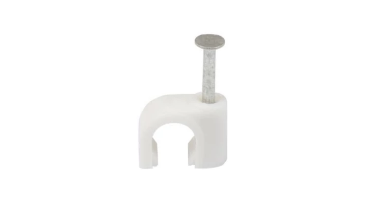 Uchwyt kablowy z gwoździem UKO 9mm 220097 /100szt/