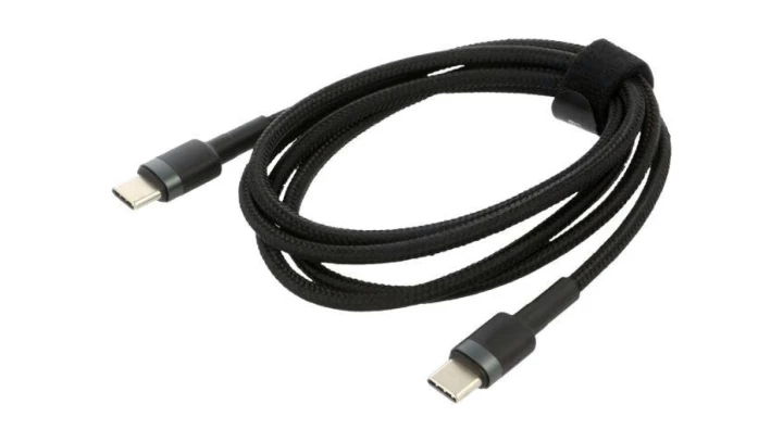 BASEUS Kabel USB 2.0 typ-C (wtyk / wtyk) Quick Charge 3.0 Power Delivery 2.0 (3A 60W) 1m