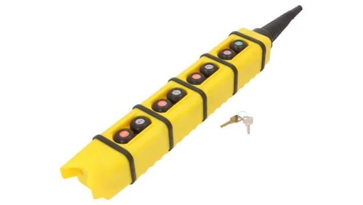 Kaseta sterownicza czteroczłonowa, zamek z jednym łącznikiem LM-1, W0-KS4-1-2