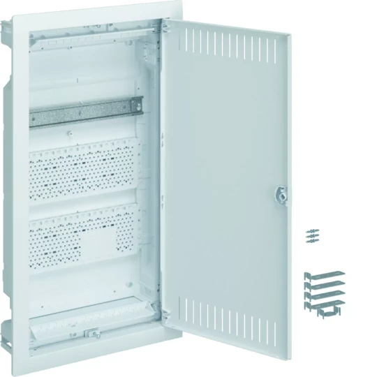 HAGER Rozdzielnica multimedialna podtynkowa 1xTH/3 x płyta montażowa biała IP30 Volta VU36NWB