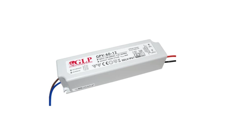 Zasilacz GPV 60W 12V DC ip67 gpv-60-12E led glp