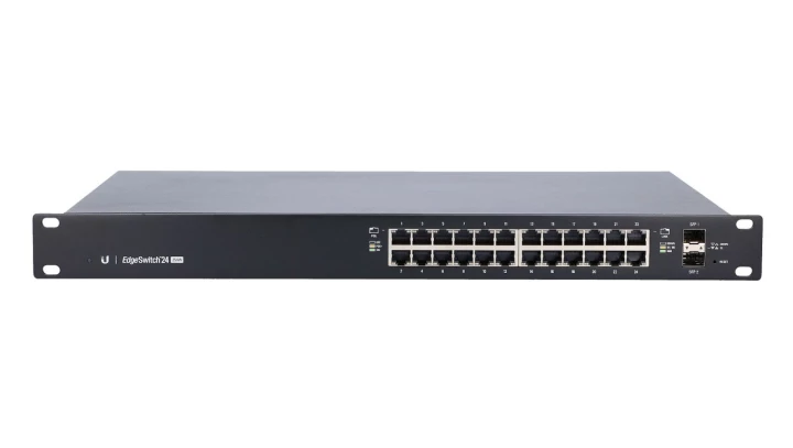 Switch EdgeMAX EdgeSwitch, 24x RJ45 1000Mb/s PoE+, 2x SFP, 250W Ubiquiti ES-24-250W