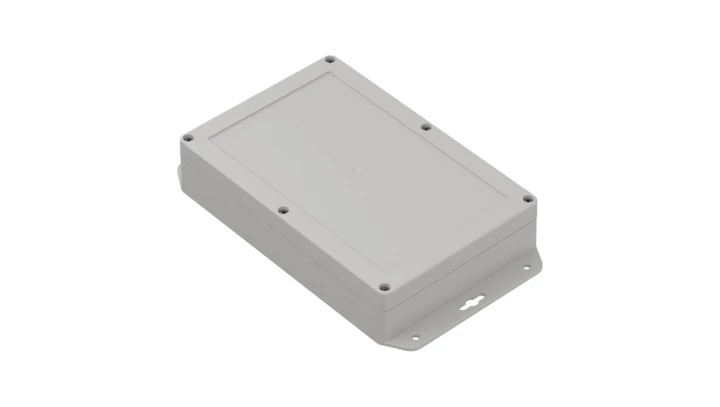 ZP210.140.45UJ TM ABS - Obudowa plastikowa ZP210.140.45 jasna z uszami i z tulejkami mosiężnymi ABS