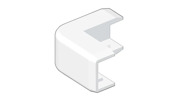 Pokrywa narożna zewnętrzna LH 15x10mm biała 8686