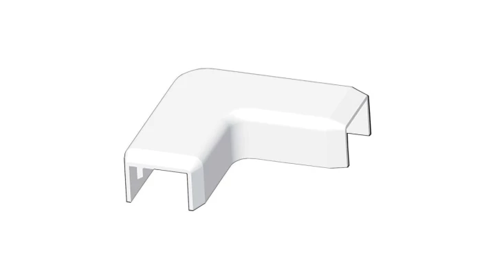 Pokrywa kątowa LH 15x10mm biała 8683