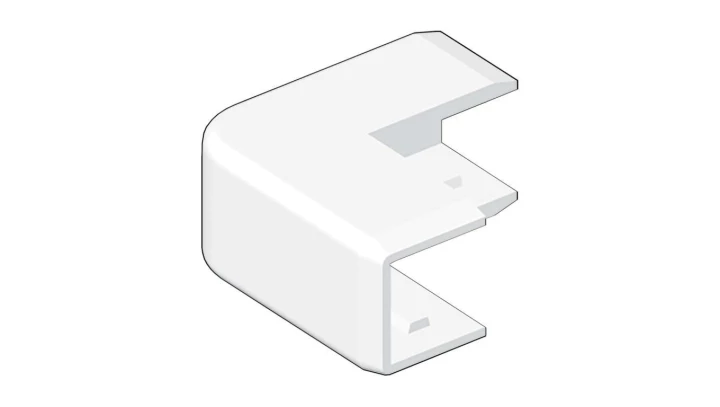 Pokrywa narożna zewnętrzna LHD 17x17mm biała 8676