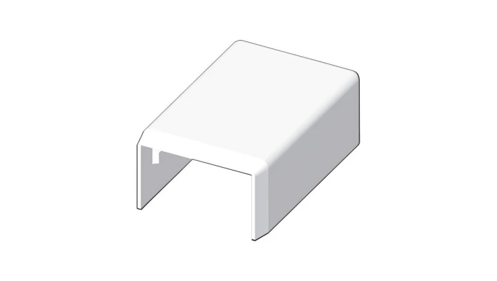 Pokrywa końcowa LHD 25x15mm biała 8691