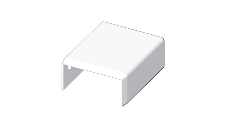 Pokrywa końcowa LHD 32x15mm biała 8601