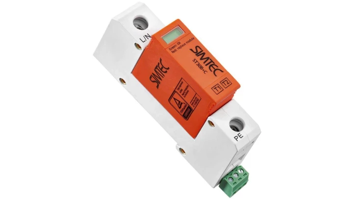 Warystorowt ogranicznik przepięć Typ T1+T2 1P 30kA 275V SIMTEC ST30Typ T1+T21P 85202010