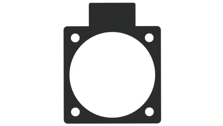 Uszczelka czarny do gniazd 1040 d105-05