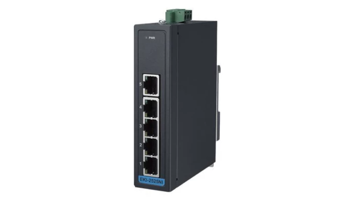 Przemysłowy switch do niskich temperatur - 5 portów Ethernet 10/100Mb/s z PROFINET EKI-2525NI-A
