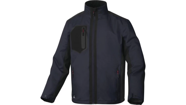 Kurtka z poliestru stretch - wodoodporna i oddychająca AREN, kolor: granatowo-czarny, rozmiar: 3XL / ARENMN3X