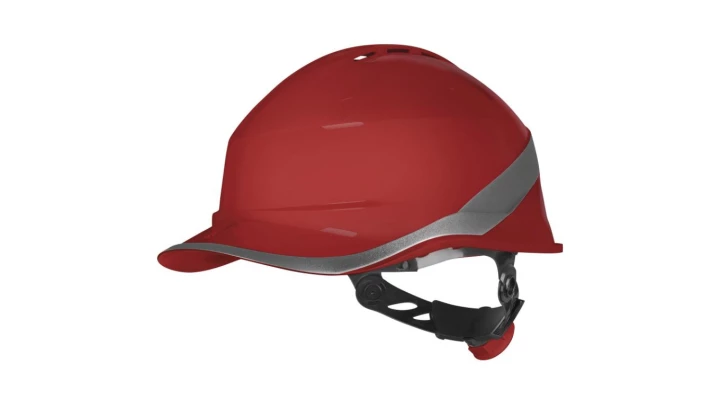 HEŁM OCHRONNY, WENTYLOWANY O KSZTAŁCIE CZAPECZKI BASEBALL - SYSTEM REGULACJI ROTOR