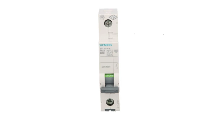 Wyłącznik nadprądowy 1P B 16A 6kA 230V SENTRON 5SL6116-6