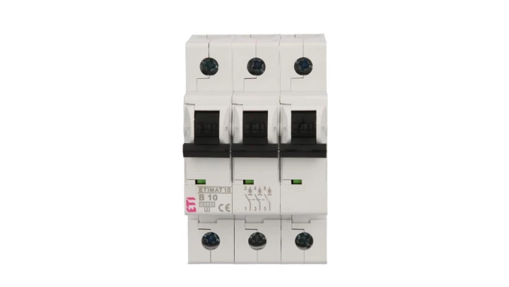 Wyłącznik nadprądowy 3P B 10A 10kA AC ETIMAT10 002125714