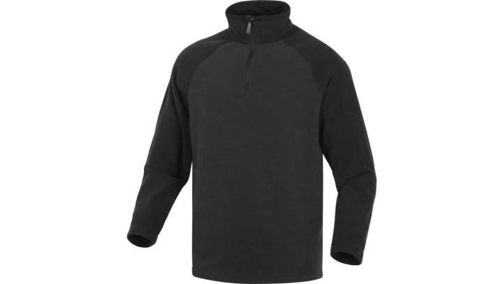 Bluza polar poliester ALMA, kolor: szaro-czarny, rozmiar: L / ALMAGNGT