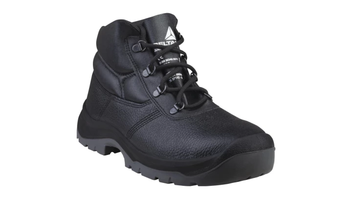 Trzewiki ze skórzanego kruponu barwionego czarne rozmiar 44 JUMPER3 S1 SRC JUMP3S1NO44