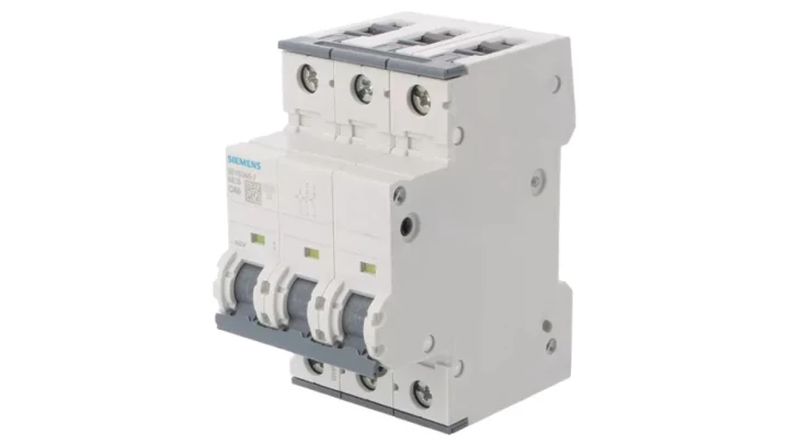 Wyłącznik nadprądowy 3P C 40A 6kA AC 5SY6340-7