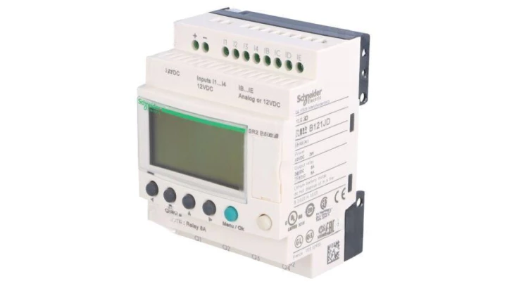 Kompaktowy przekaźnik programowaln ZELIO LOGIC 8WE_D/4WY_T 12VDC RTC/LCD