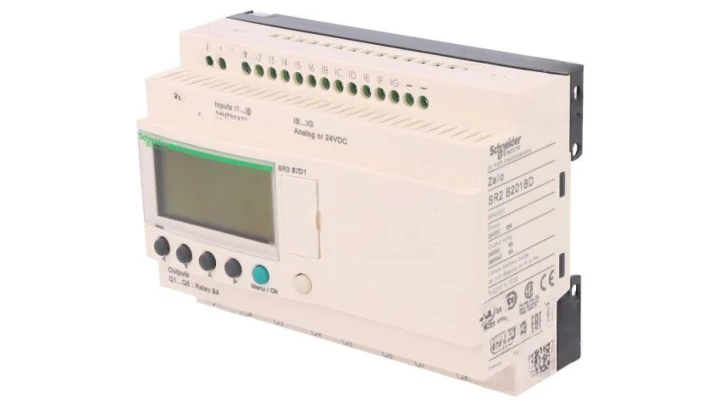 Przekaźnik programowalny 24V DC 6we 8wy Zelio Logic SR2B201BD